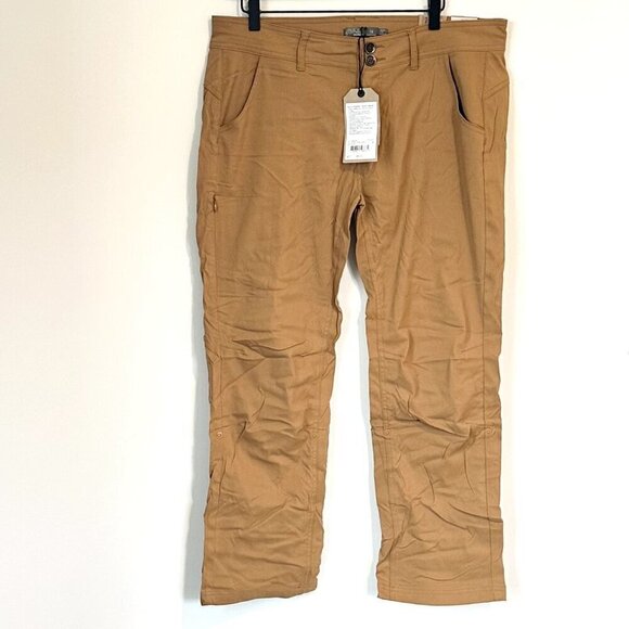 NWT Prana Halle Straight Pant - Short Inseam in Earthbound - Size 14 - Picture 2 of 13
